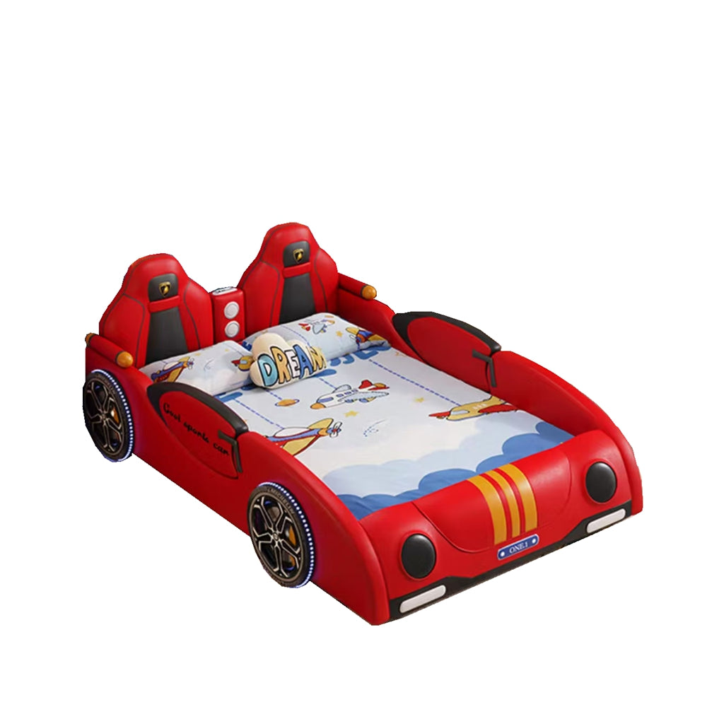 COOLBABY ZLJ1134 Children's Bed Boys Bed Car Style Single Bed