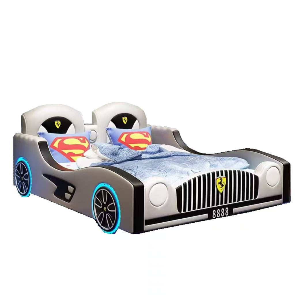 COOLBABY ZLJ1126 Children's Bed Boys Bed Car Style Single Bed