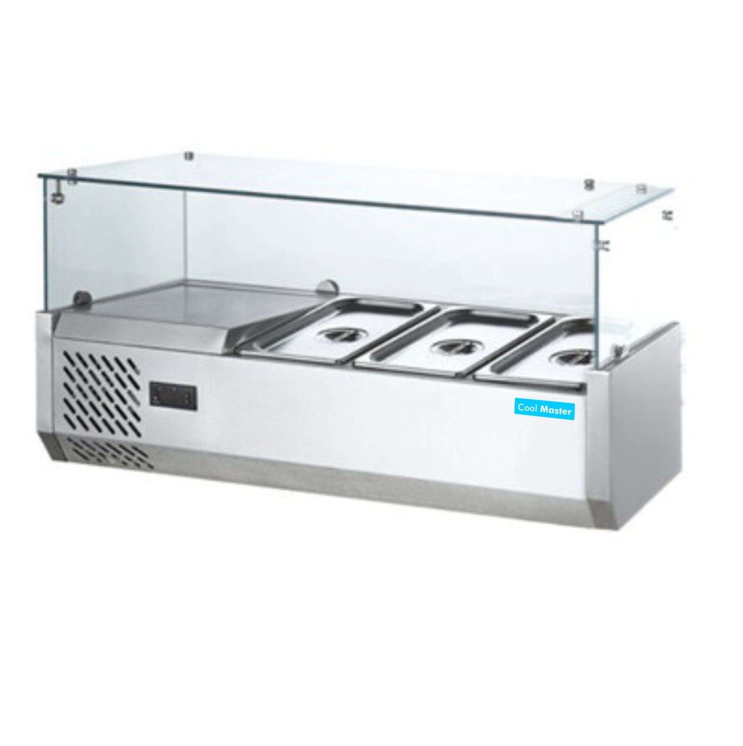 Table Top Salad Bar - Cooling Table, Top Stainless Steel, Salad Chiller Display Fridge - COOLBABY