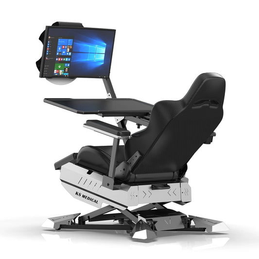 Fully Recline Gaming Chair Cockpit Gaming Chair Zero Gravity Design Best Chair Most Comfortable - COOLBABY