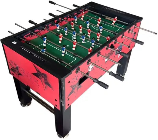 Soccer Table ST‑3030 – Half K/D Foosball Table with Durable MDF Build, Telescopic Rods & Anti‑Slip Handles (140.2 × 75.5 × 89.7 cm)