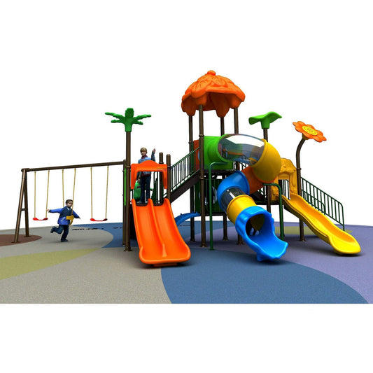 RBW Toys Outdoor Playground Swing Slide for Kids, RW-11017, 9x4.5x5M - COOLBABY