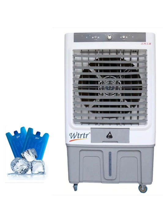 120L Heavy‑Duty Evaporative Air Cooler – 550W Industrial Cooling Fan, 3 Wind Speeds, Automatic Swing, Large Water Tank, Portable Floor‑Standing Home & Outdoor Cooler - COOLBABY