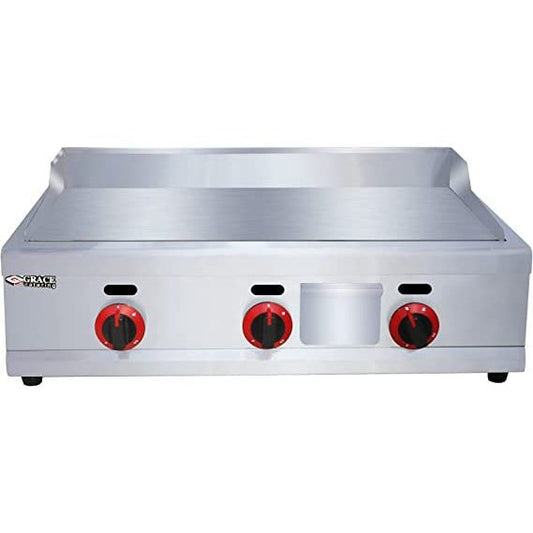 Grace Counter-top Gas Griddle Commercial Kitchen Gas Hotplate - 79cm - COOLBABY