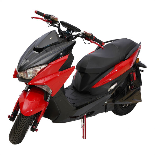 Chenxn Electric Bike with Rechargeable, Red & Black - COOLBABY