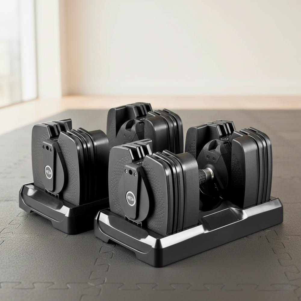 Bowflex SelectTech 560 Adjustable Dumbbells – Smart Bluetooth‑Enabled Dumbbell Pair (5–60 lbs)