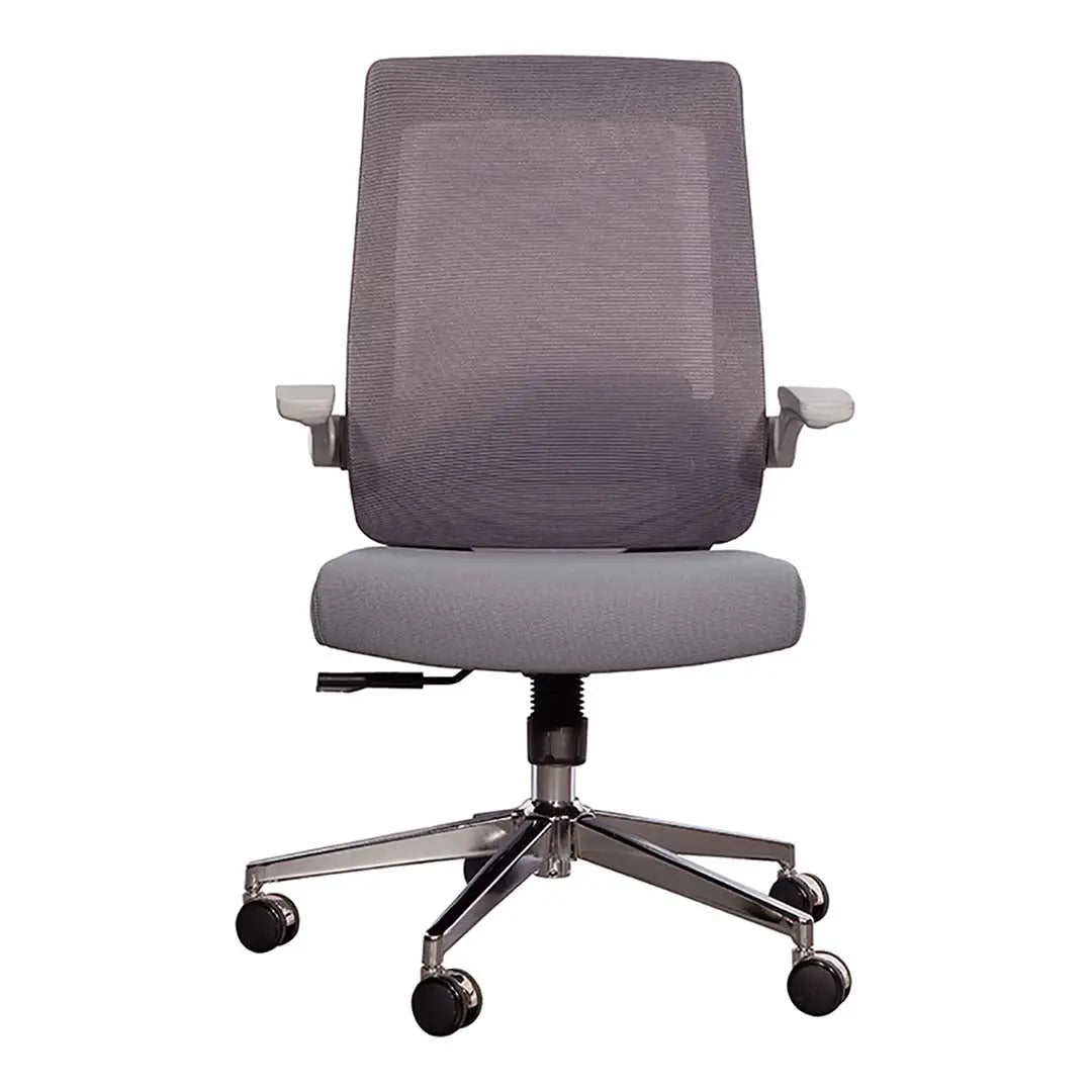 Low Back Office Chair – Ergonomic Mesh Chair (Grey / Black Color)