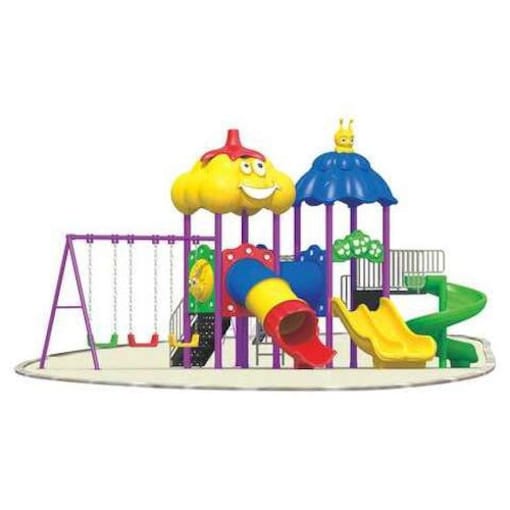 Rbwtoys Outdoor Playground Slide and Swing Toys for Kids, RW-12010 - COOLBABY