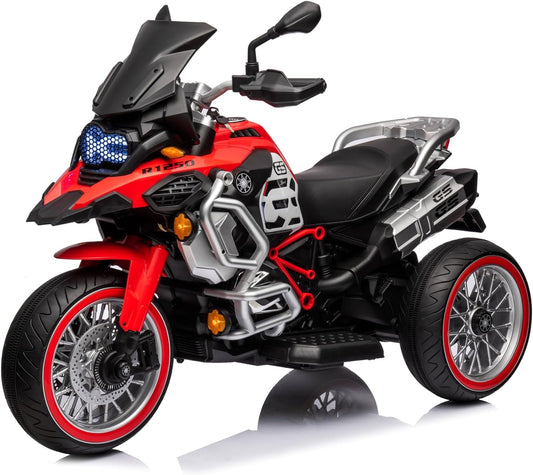 Lovely Baby LB 299EL Three Wheel Ride-on Motorbike with Hand Accelerator, Best Racing Bike for 4-10 (Red) - COOLBABY