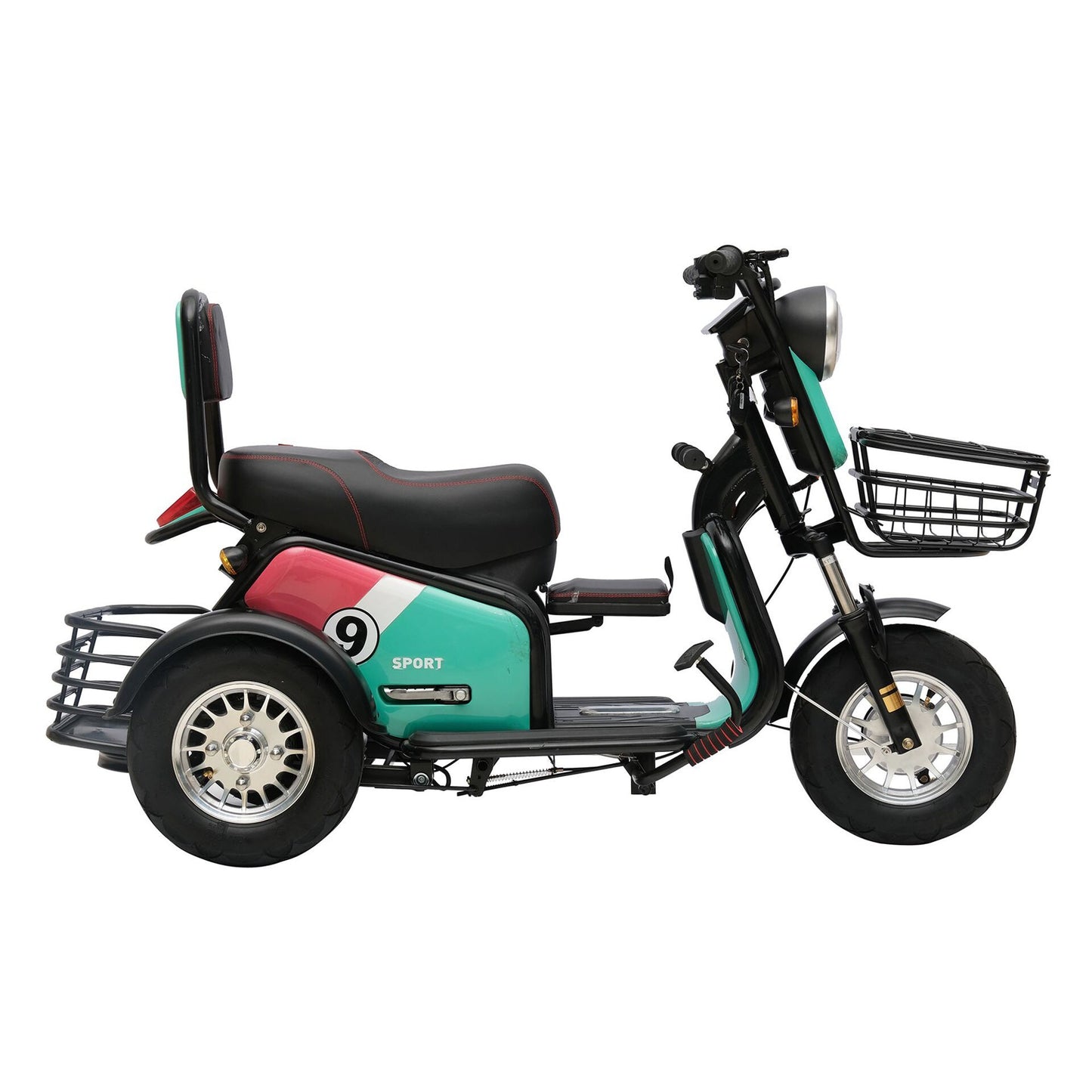 Chenxn Tuk Tuk Single Seat, Green & Red - COOLBABY