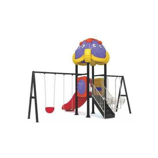 Rbwtoys Card Design Outdoor Playcentre Swings and Slide Set, RW-11033 - COOLBABY