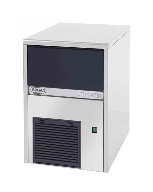 Brema GB601 Ice Flaker Machine – 60kg/24h Production, 9kg Storage, AISI 304 Stainless Steel, R404A/R452A Refrigerant - COOLBABY