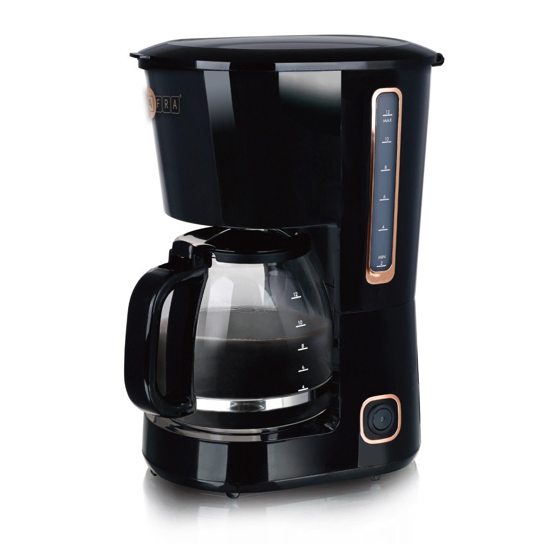 AFRA 1.5L Coffee Maker 750W – Anti‑Drip, Auto Shut‑Off, Removable Filter, Fast Brewing, 2‑Year Warranty – AF‑15750CMKBL - COOLBABY