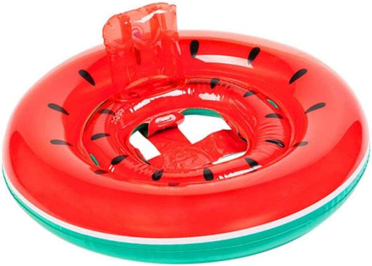 COOLBABY Watermelon Shaped Inflatable Swim Ring 60centimeter - COOLBABY