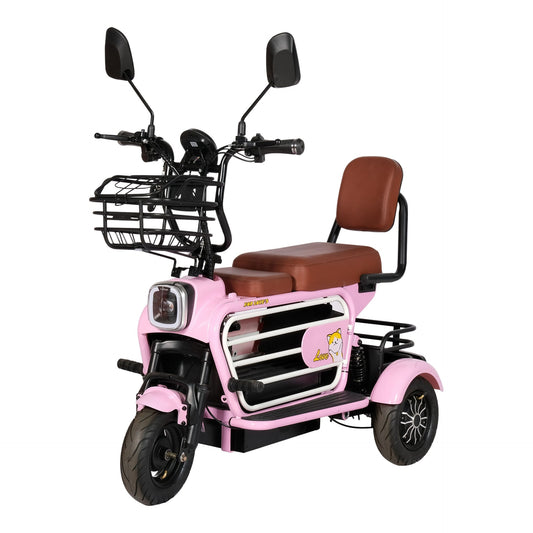Chenxn 3 Wheel Electric Scooter Bike, 500W, Pink - COOLBABY