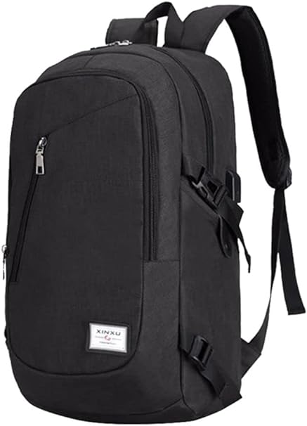 COOLBABY NZJ441-ZAA Travel Leather Backpack Black - COOLBABY