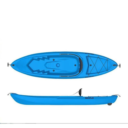 Seaflo Single Seat Kayak, Blue - COOLBABY