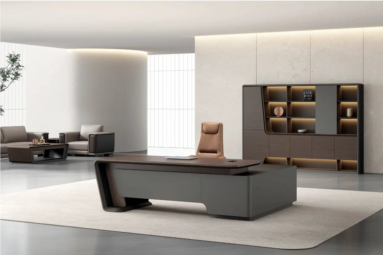 HT‑280‑C Executive Cabinet – Modern Luxury Office Storage Unit (280 × 210 cm)