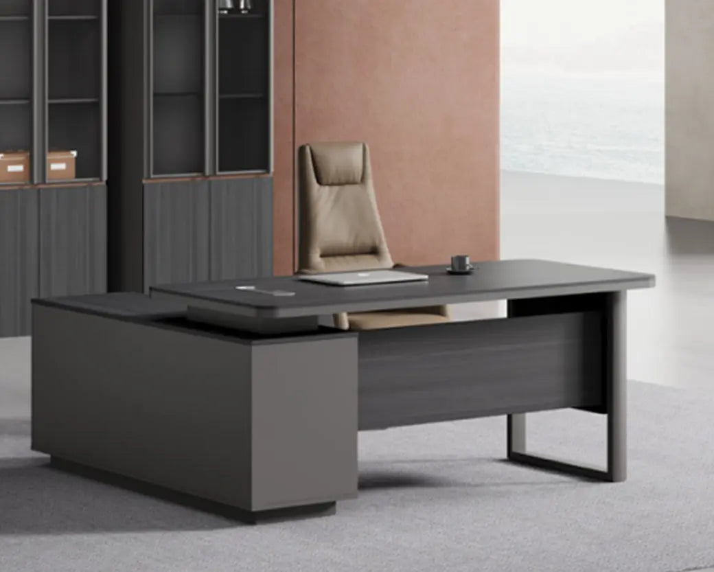 Executive Office Table – Modern L‑Shape Desk 160 cm / 180 cm (ZY‑T Series)