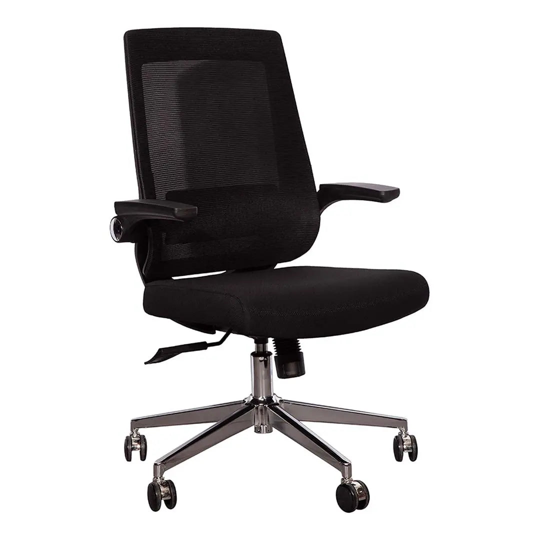 Low Back Office Chair – Ergonomic Mesh Chair (Grey / Black Color)