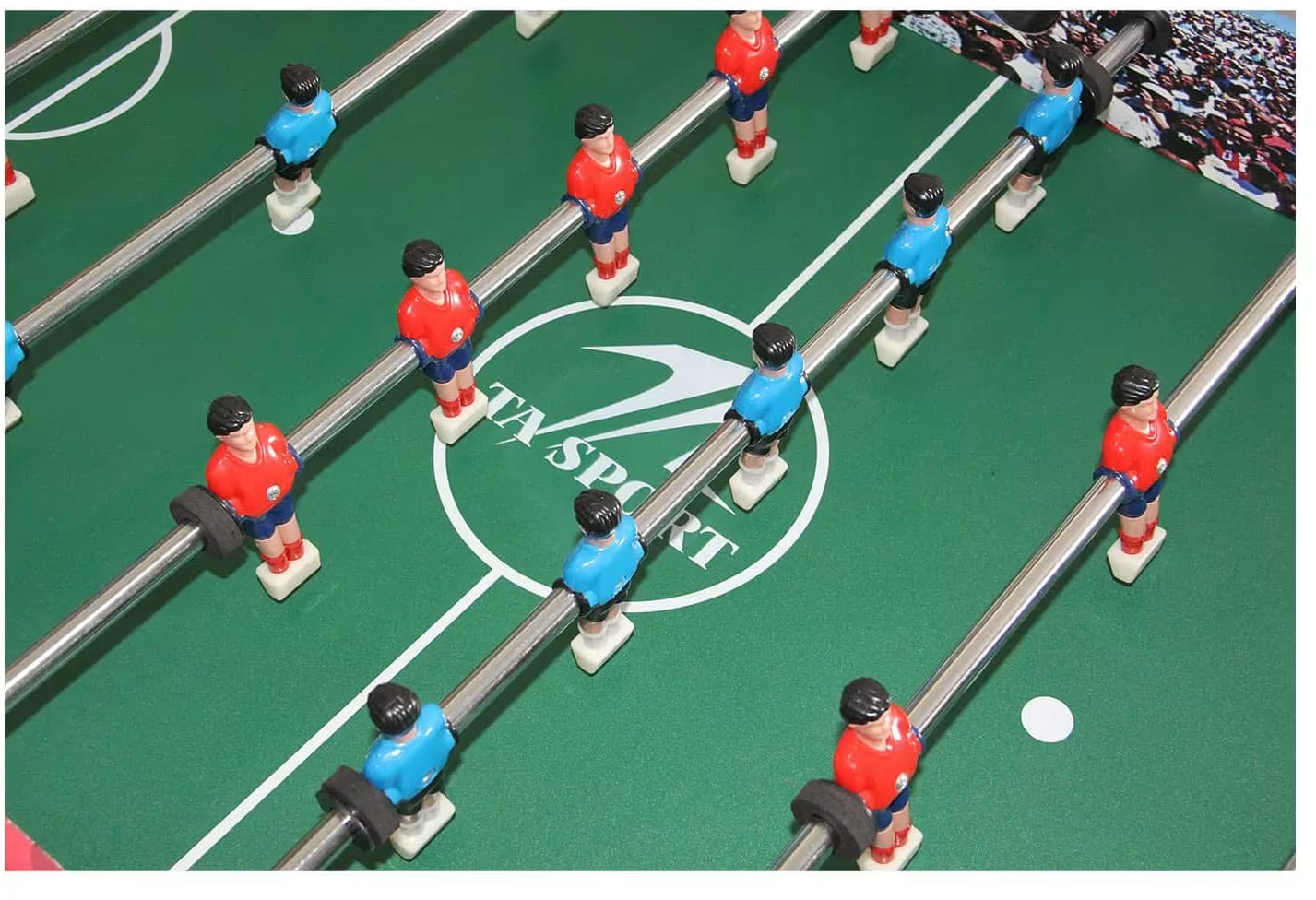 Foosball Soccer Table for Kids – Spain vs Argentina Design, Durable Build, Smooth Rods & Fun Indoor Game