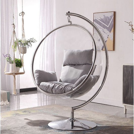Oasis Casual Living Acrylic Swing With Grey Color Cushion - COOLBABY