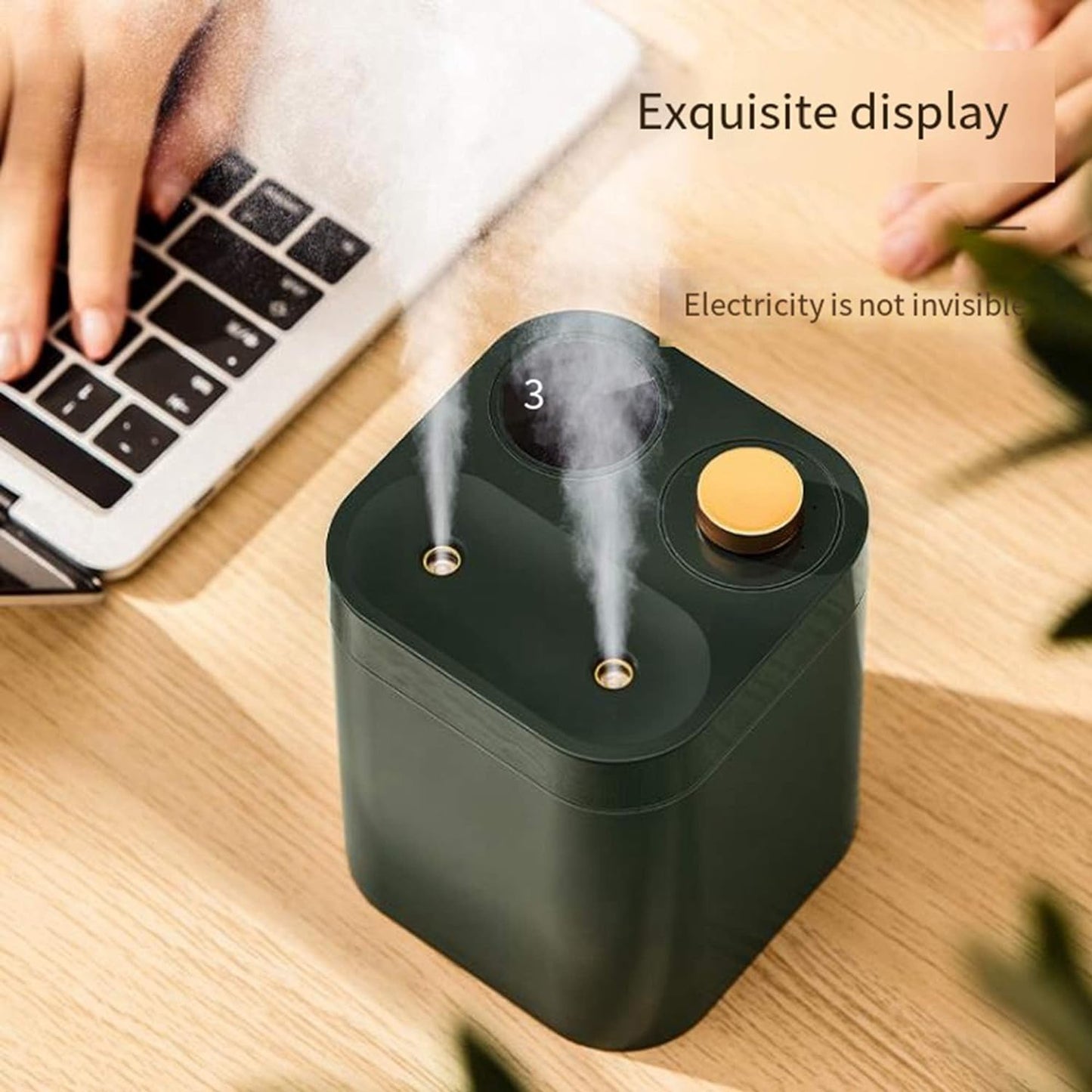 COOLBABY BF13-GR USB small humidifier fog quantification Air Purifier - COOL BABY