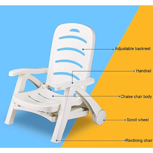 Foldable pool hot sale chair