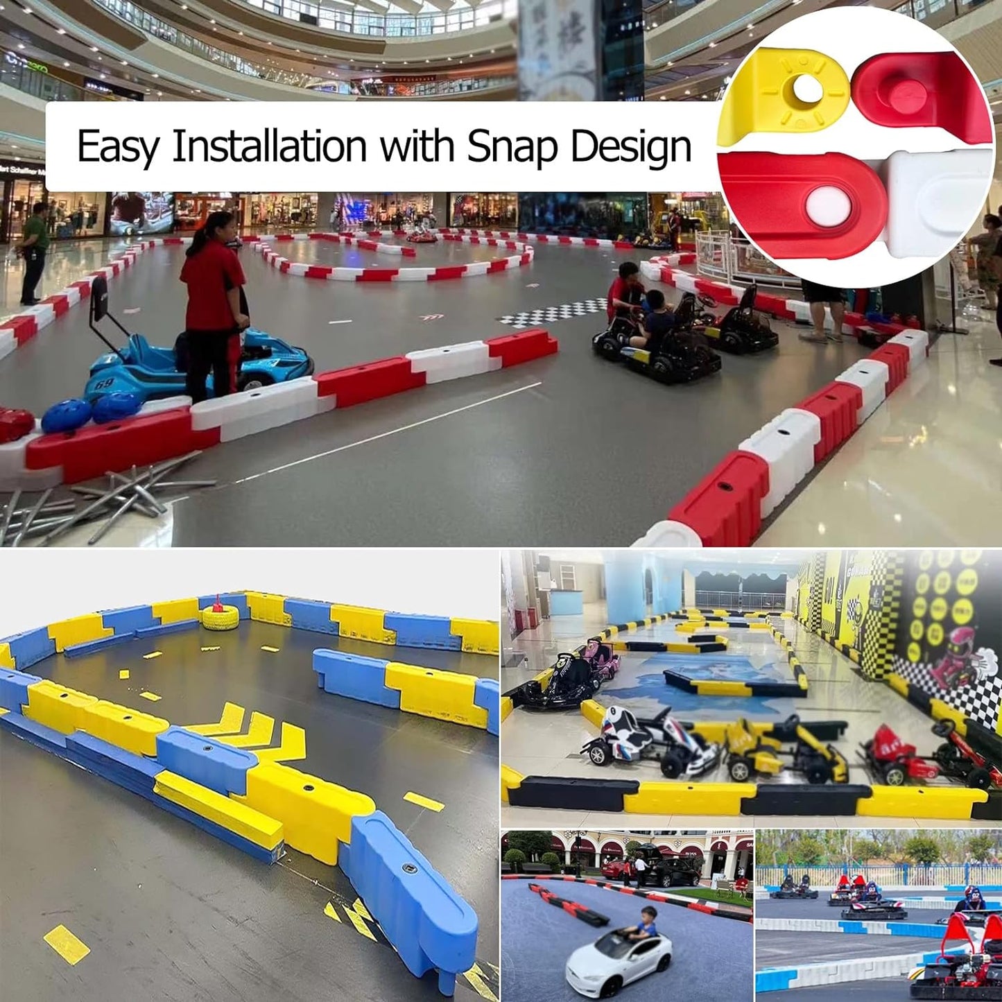 Ultimate Water Barriers for Playfields and Go Kart Tracks - COOLBABY
