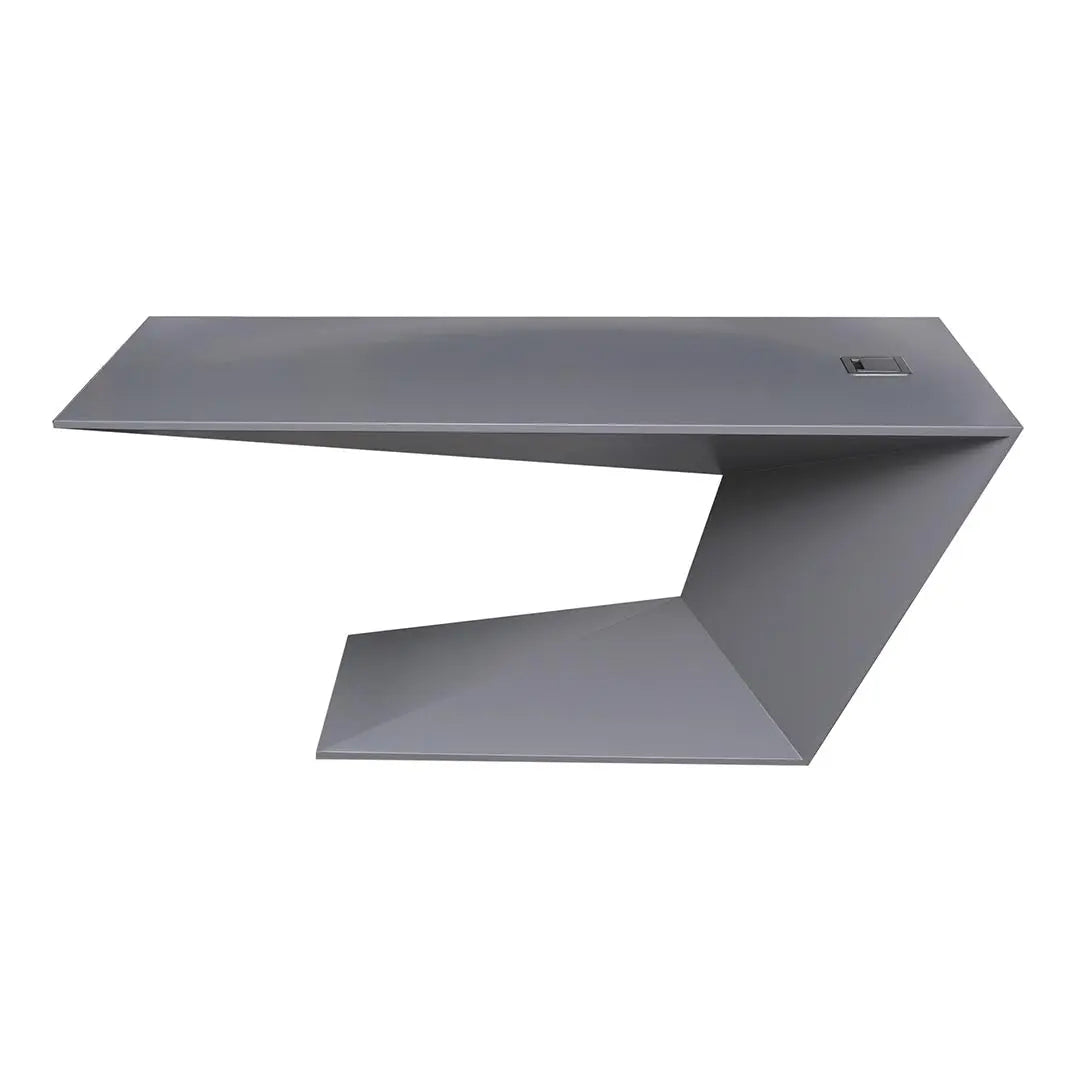 Executive Office Table – Huimei BG‑9903 Modern Glossy Grey Desk