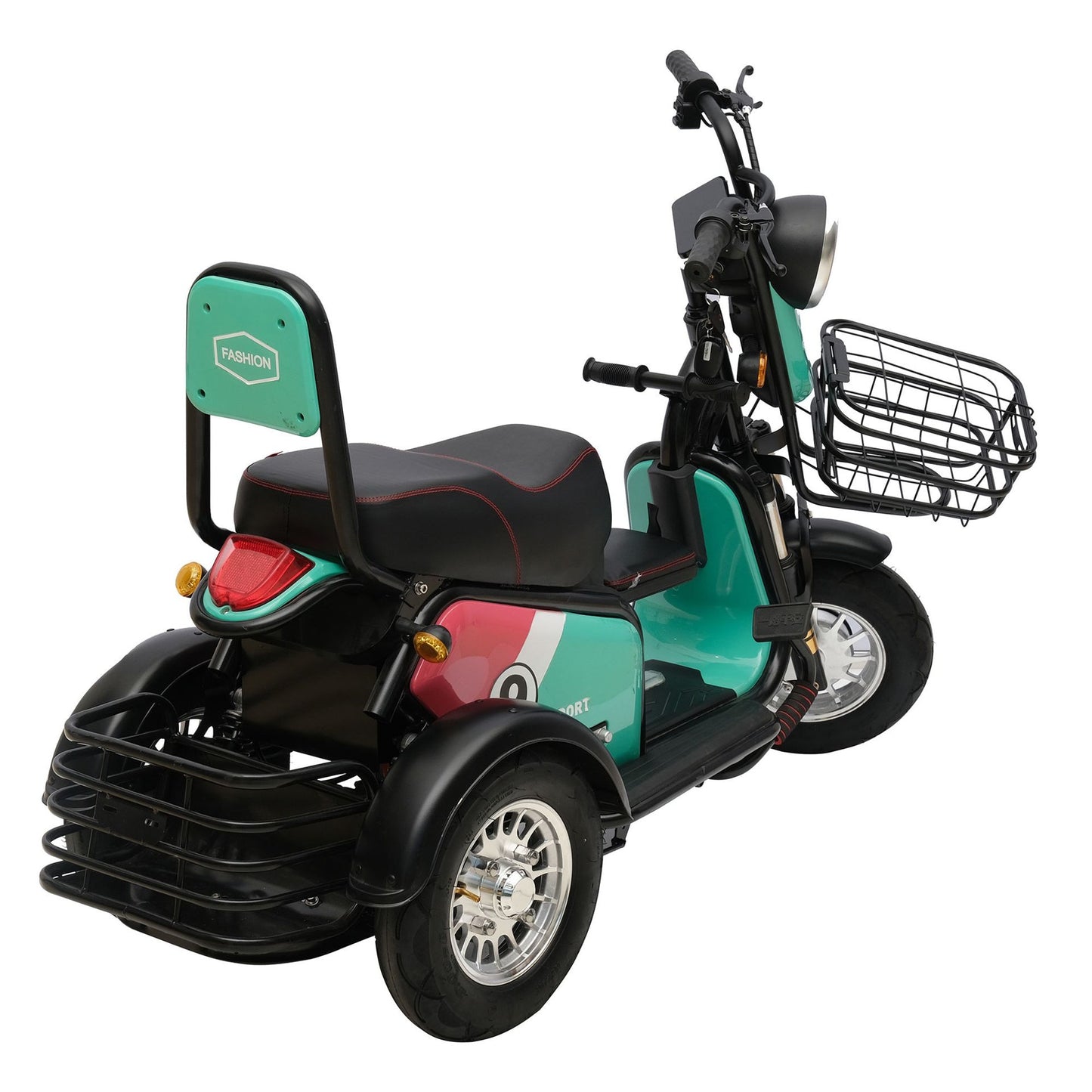 Chenxn Tuk Tuk Single Seat, Green & Red - COOLBABY