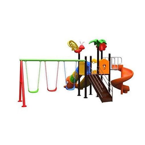 Xiangyu Outdoor Playground with 3 Persons Swing Set - COOLBABY