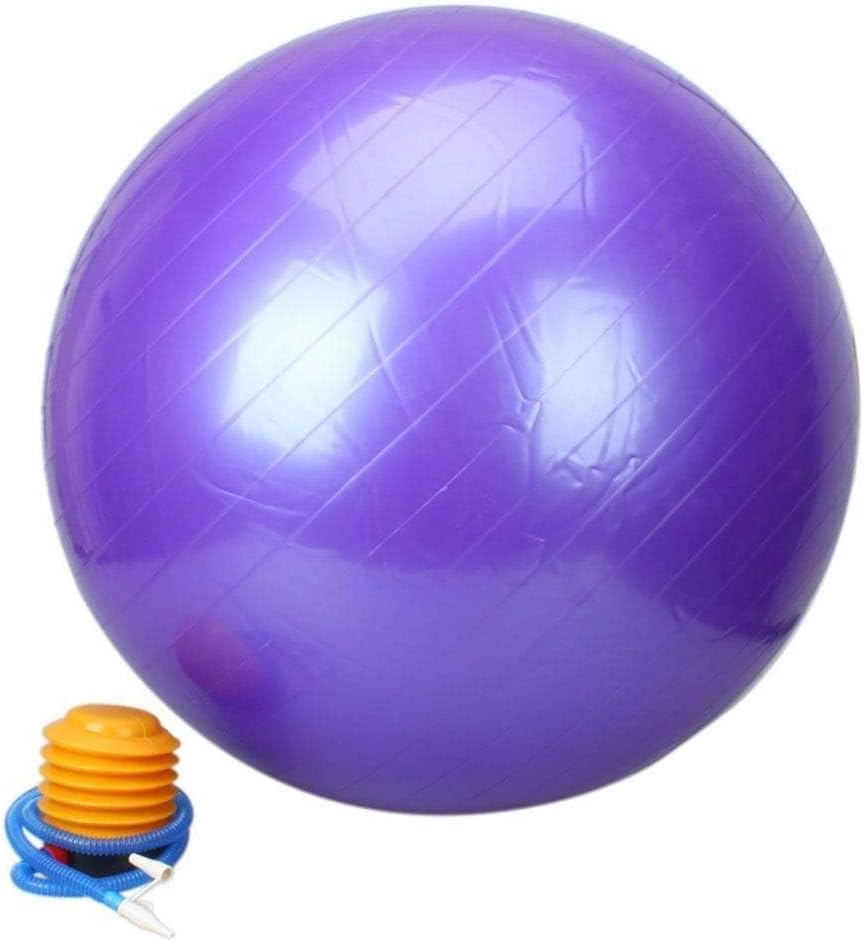 COOLBABY NW004-WAA Elevate Your Workout with our 65cm Purple Yoga Ball - COOLBABY