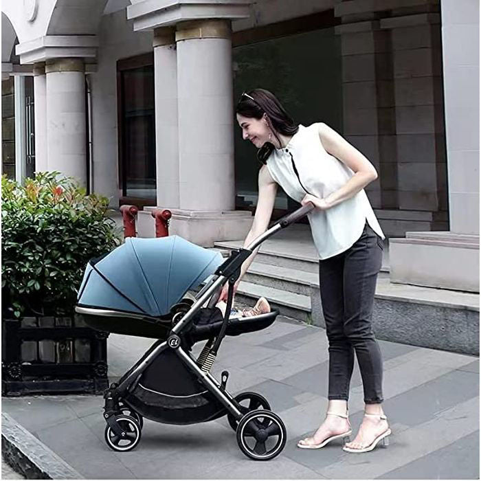 Babyclub Baby Stroller for Newborn and 3 Year Baby, Grey - COOLBABY