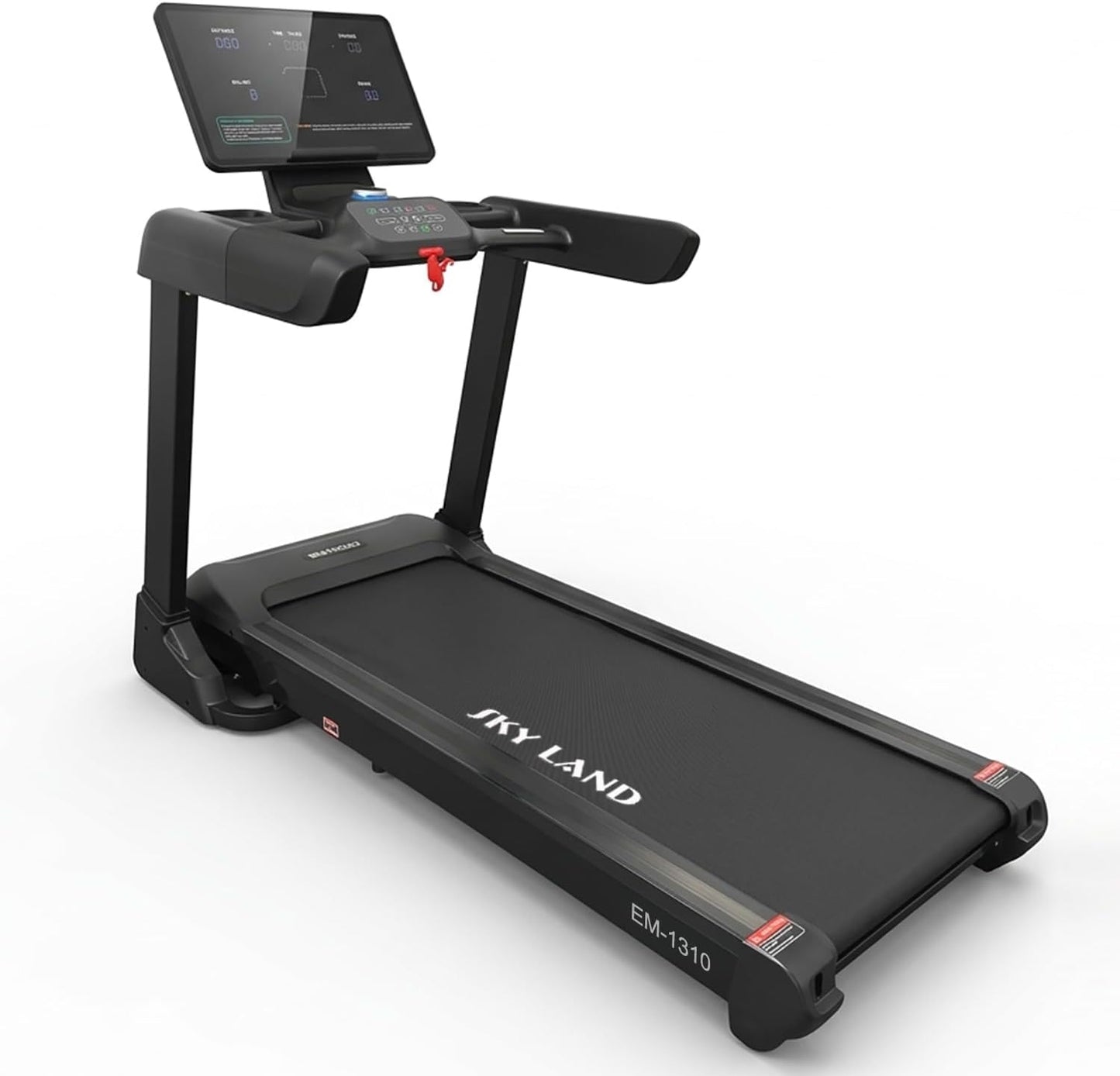 SKY LAND EM‑1310 Heavy‑Duty Foldable Home Treadmill 1–20 km/h Speed, Built‑In Speakers, 150 kg Capacity – Black