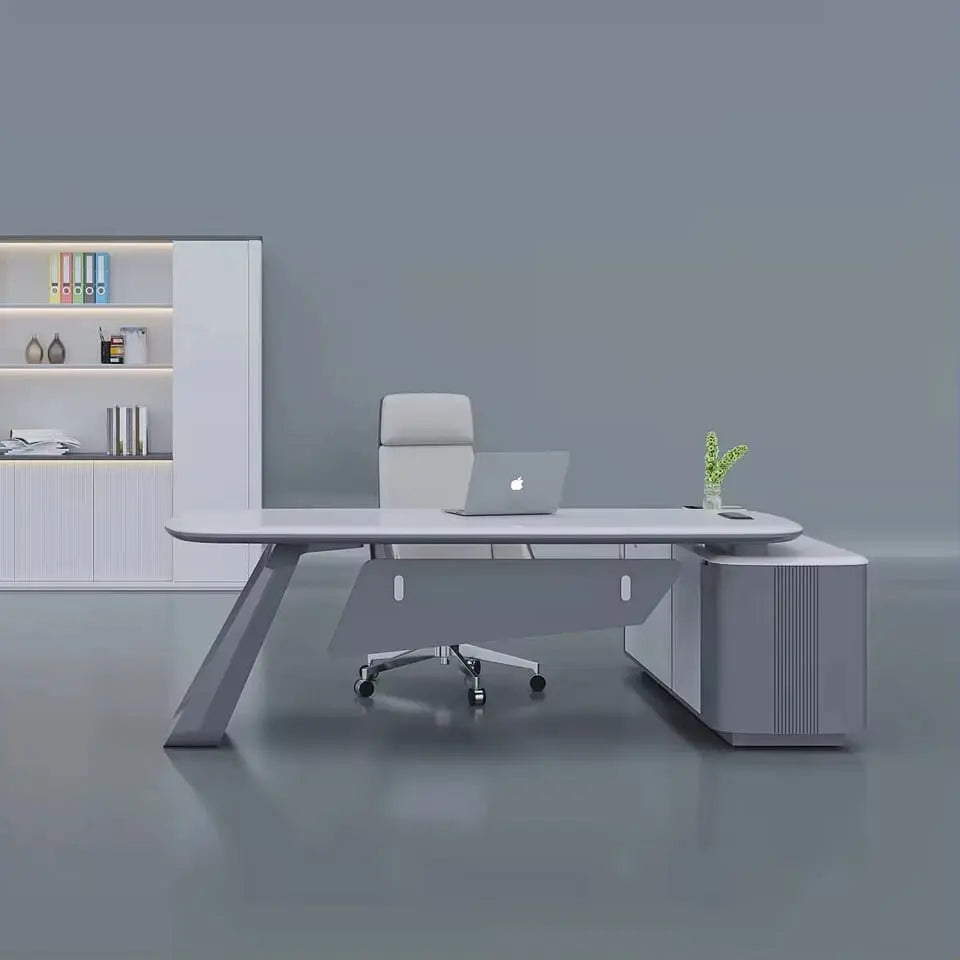 DW‑BK001 Executive Office Desk – Modern Minimalist Director Table (2.0M / 2.4M)