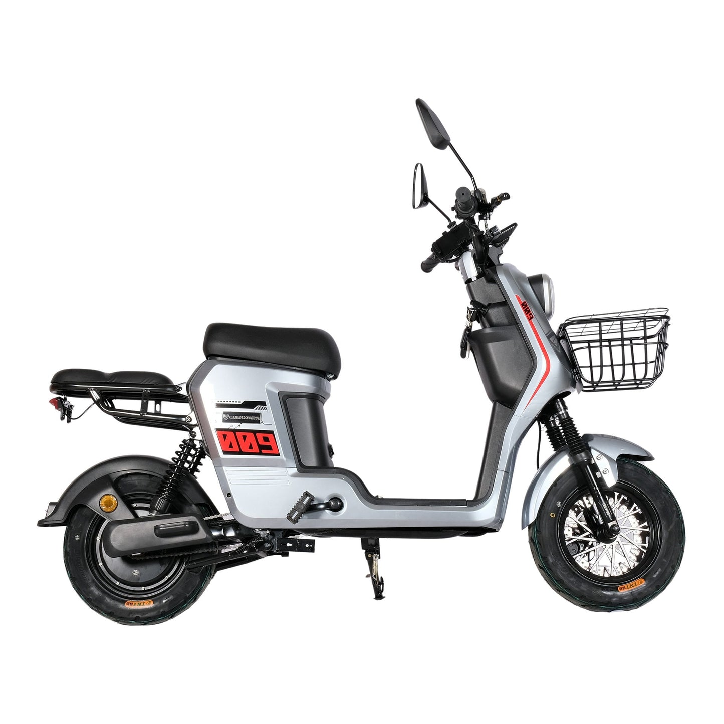 Chenxn 2 Seater Electric Scooter Bike, 400W, Light Grey - COOLBABY