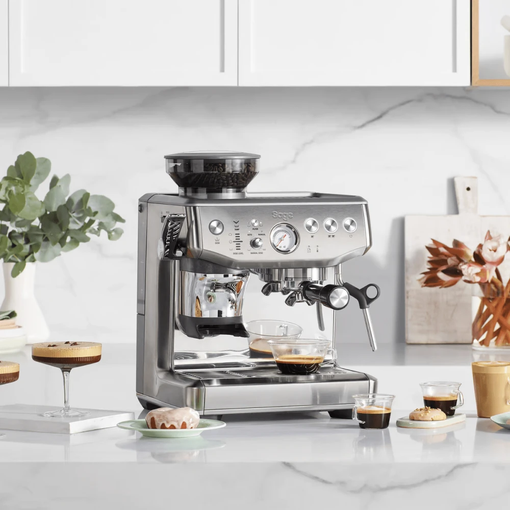 Sage The Barista Express – Espresso Machine with Integrated Grinder, PID Temperature Control, Manual Milk Texturing & 16 Grind Settingsz - COOLBABY