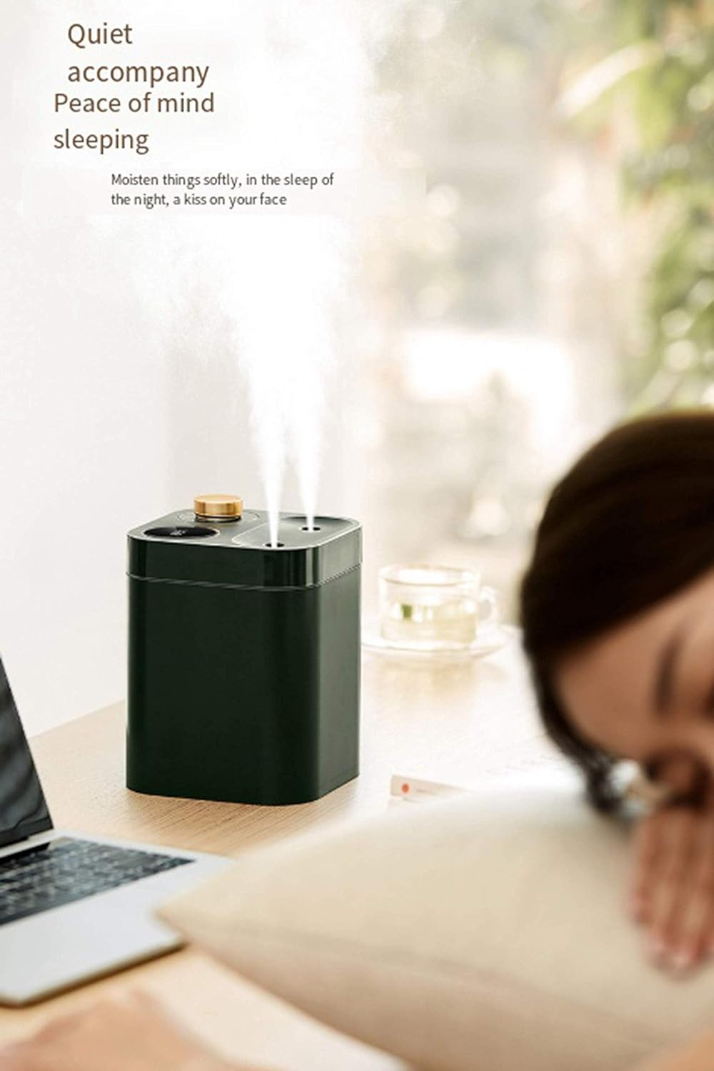 COOLBABY BF13-GR USB small humidifier fog quantification Air Purifier - COOL BABY