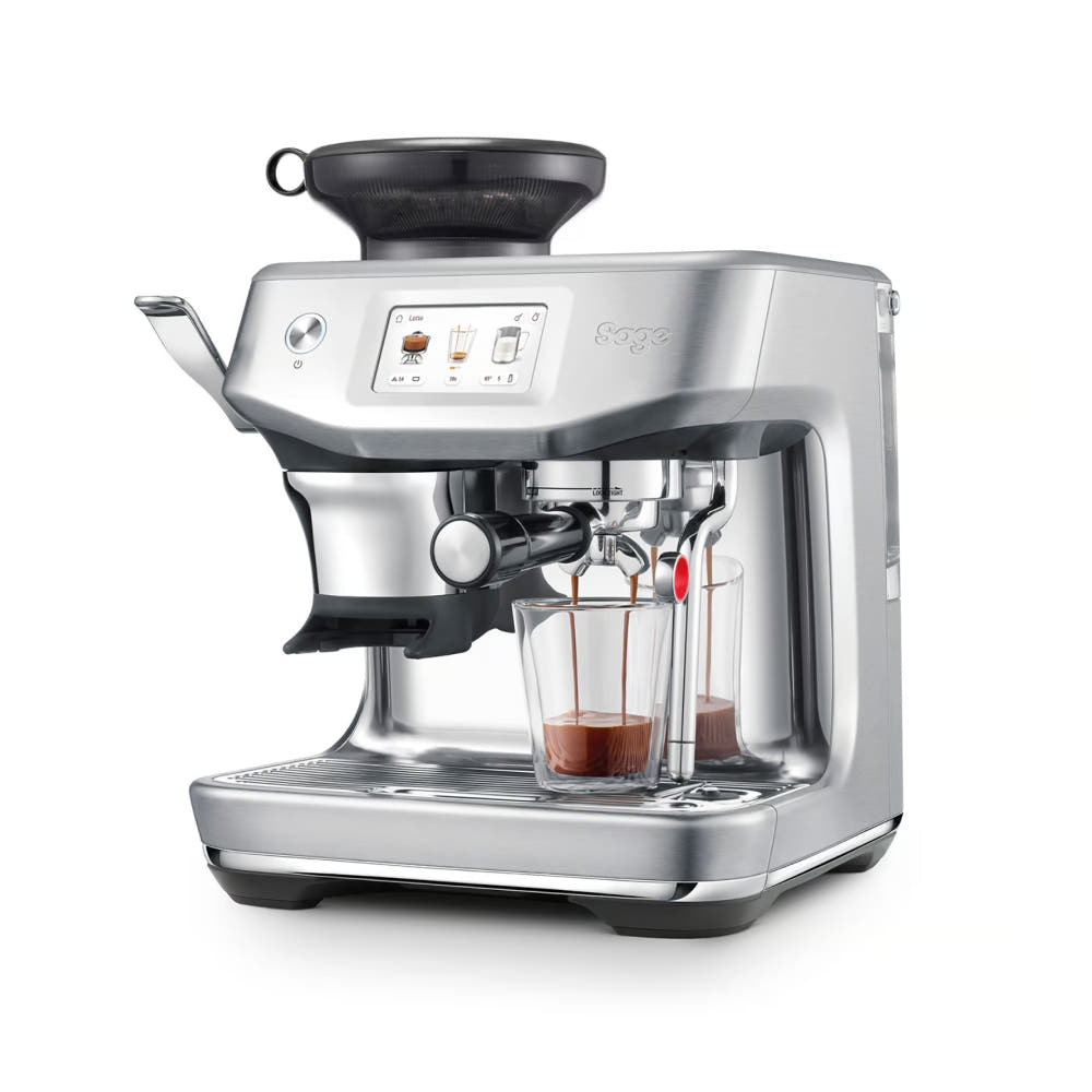 Sage The Barista Touch Impress – Espresso Machine with Cold Extraction, Assisted Tamping, ThermoJet Heating & Auto MilQ Texturing - COOLBABY