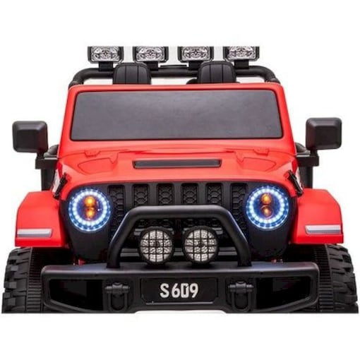 Rbwtoys Kids Electric Ride-On Toy Car with Remote Control, Red, S605 - COOLBABY