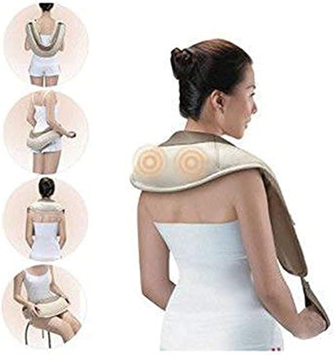 Whitecloud® Cervical Massage Shawls Power Drum Massage For Neck & Shoulder (743) Multicolor - COOLBABY