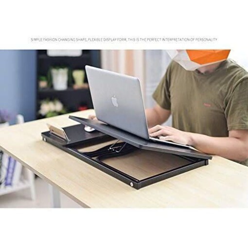 Linyi Folding Laptop Lap Work Desk, Black - COOLBABY