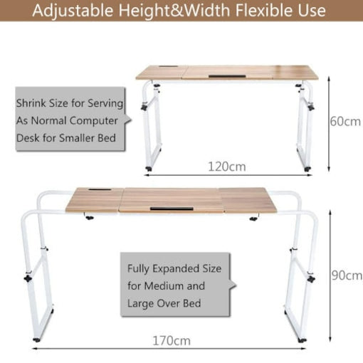 Adjustable Height Computer and Laptop Table - COOLBABY