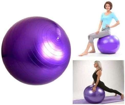 COOLBABY NW004-WAA Elevate Your Workout with our 65cm Purple Yoga Ball - COOLBABY