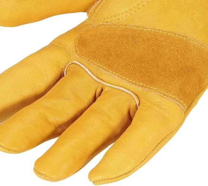 COOLBABY BK46-WAA Premium Leather Work Gloves - COOLBABY