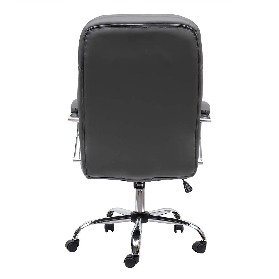 Low Back Office Chair – 1121HA Ergonomic PU Leather Chair (Black)