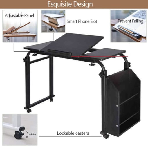 Adjustable Height Computer and Laptop Table - COOLBABY