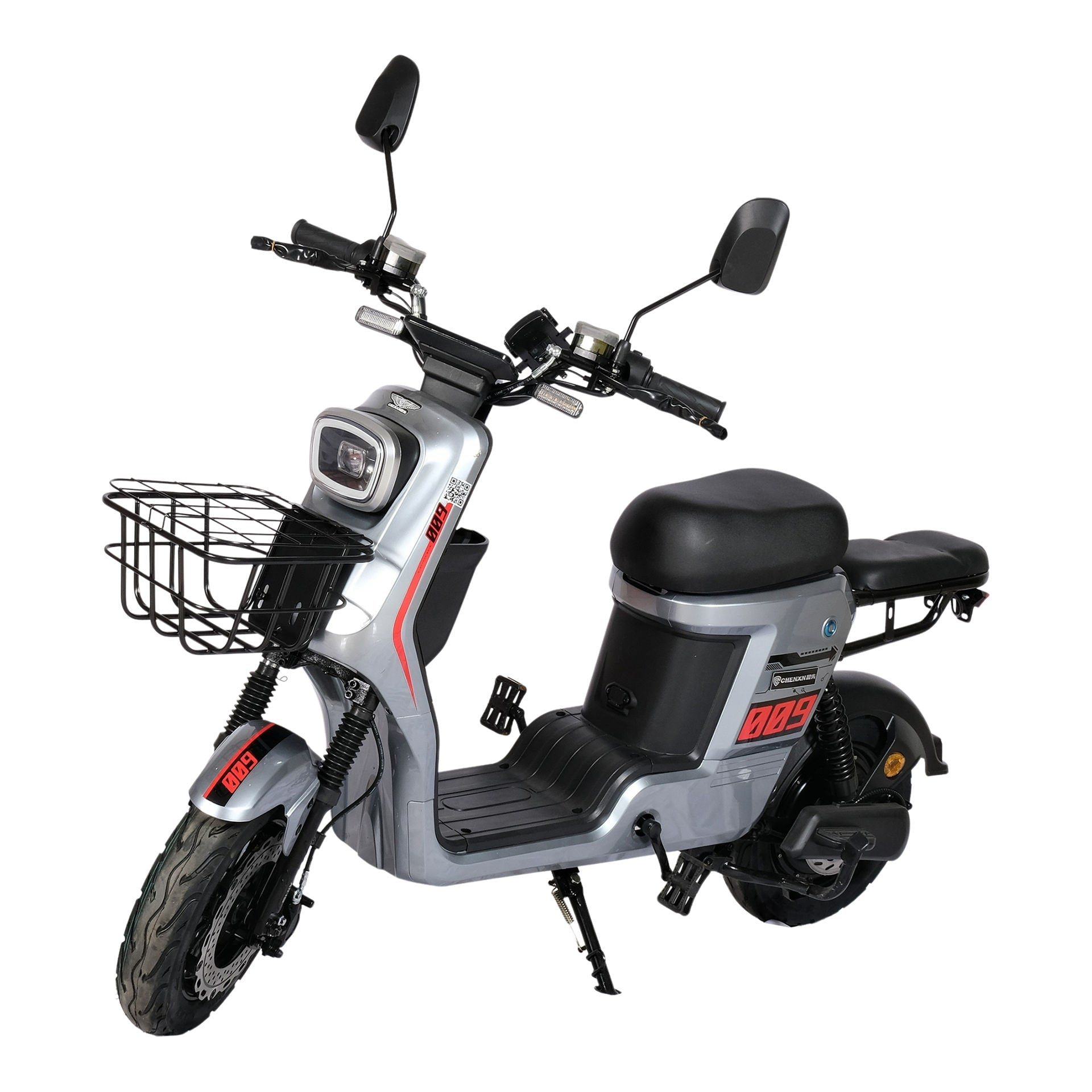 Chenxn 2 Seater Electric Scooter Bike, 400W, Light Grey– COOLBABY