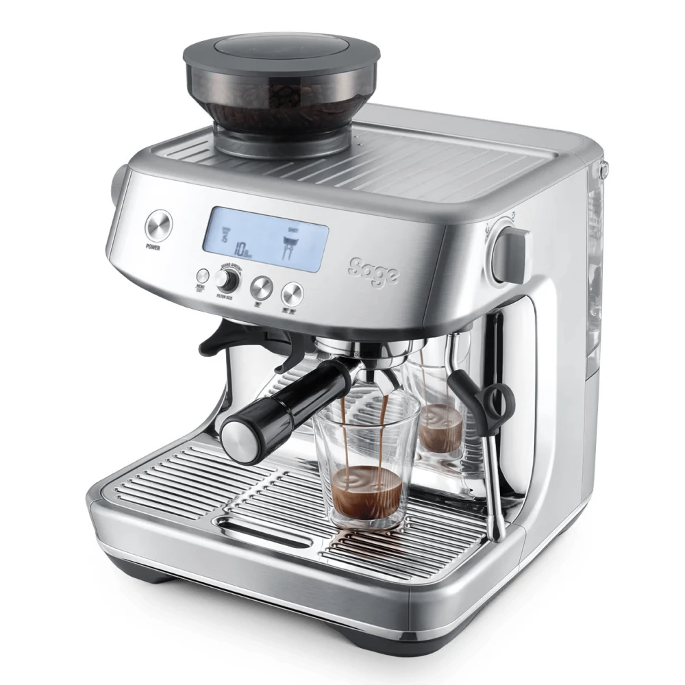 Sage The Barista Pro – Espresso Machine with ThermoJet Heating, Integrated Grinder, PID Control & 30 Grind Settings - COOLBABY